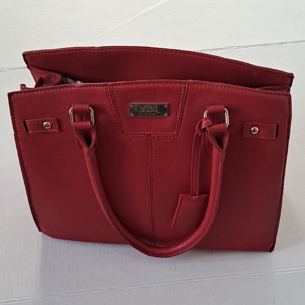 BCBG Paris Elegant Red Handbag